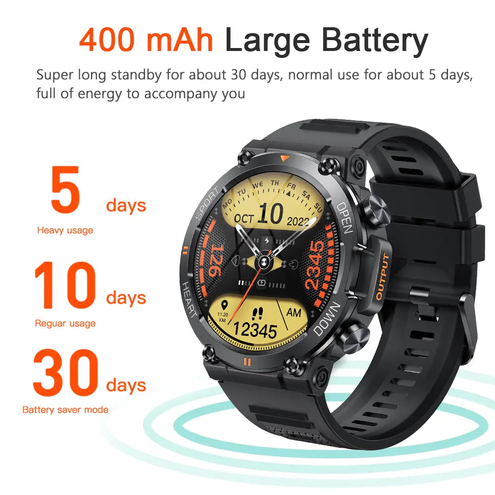 Smartwatch For Android IOS 400mAh